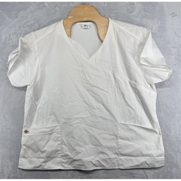 Dickies Medical Nurse Uniform White Size 2XL NWOT 26X27 - Picture 1 of 5